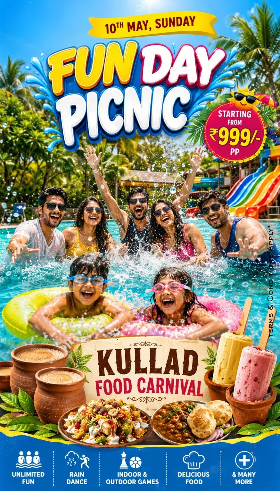 day picnic with kulhad food carnival