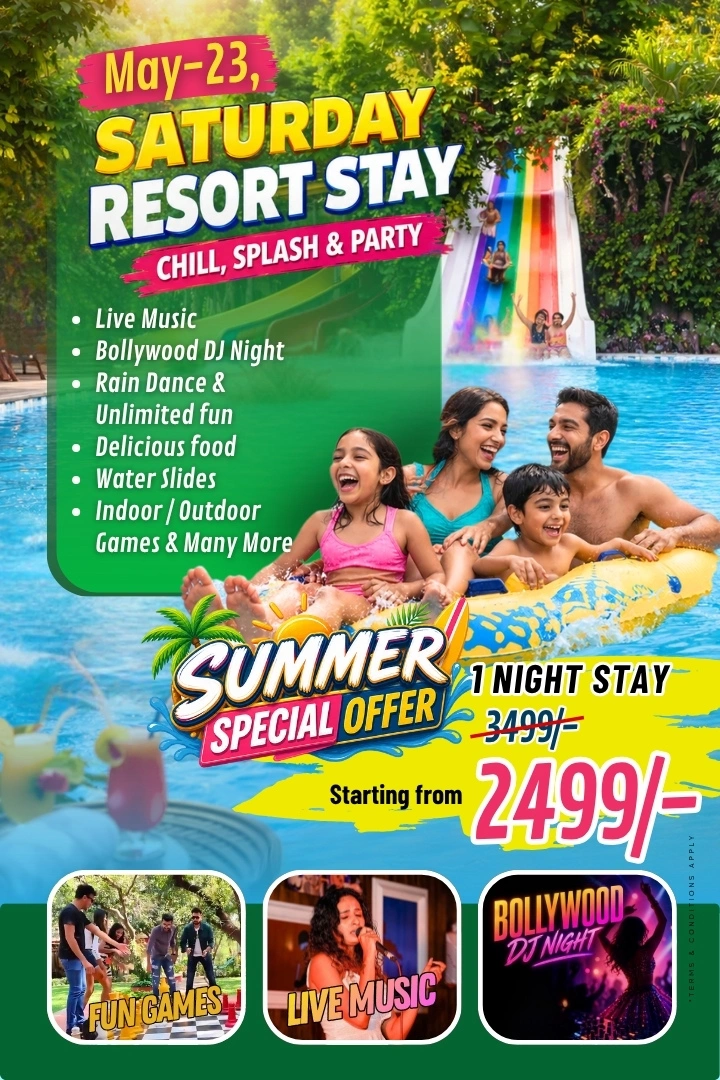 Weekend resort stay