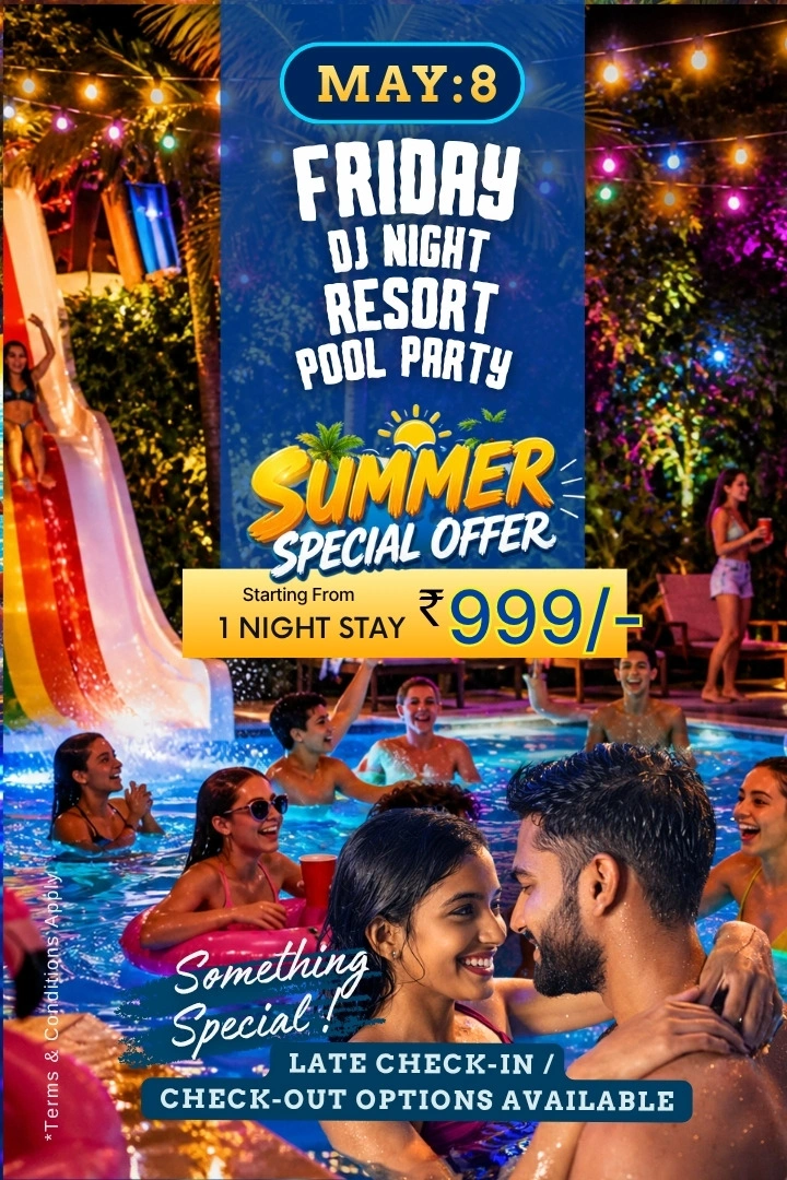 friday night pool party @999